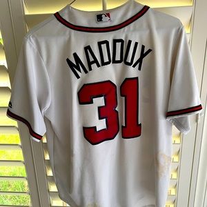 Gregg Madduk large baseball jersey